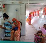 Immunization programme at Bongaigaon boat clinic
