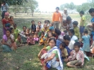 An  enthusiatic crowd comprising mostly women and children gather for the maiden health camp in Kankan sapori, Lakhimpur on March 16,2009.