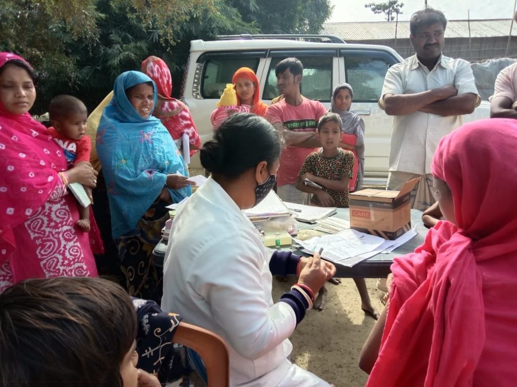 Goalpara boat clinic team conducts a health camp at Ramhori Nakalipara ...