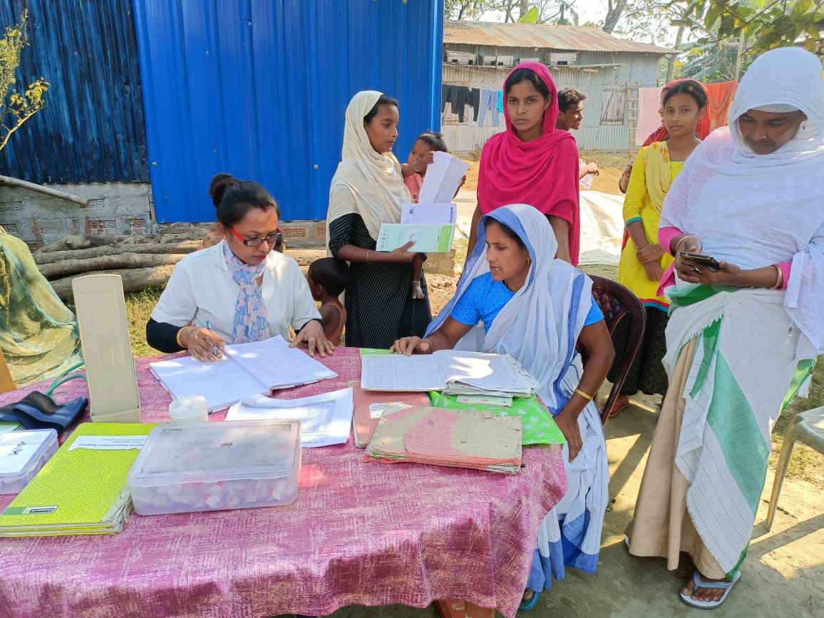 Glimses of a health camp at Boaliarchar on 5th January 2024 conducted  by the boat clinic South Salmara Mankachar
