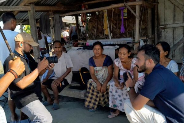 Interacting With Health Camp Beneficiaries