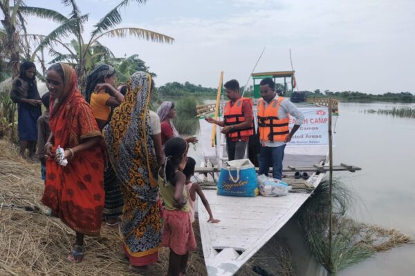 Special Camp For Flood Affected Areas Held At Chaprapara II & III Under Mukalmua BPHC Of Nalbari District By The District Boat Clinic Unit On July 11, 2024