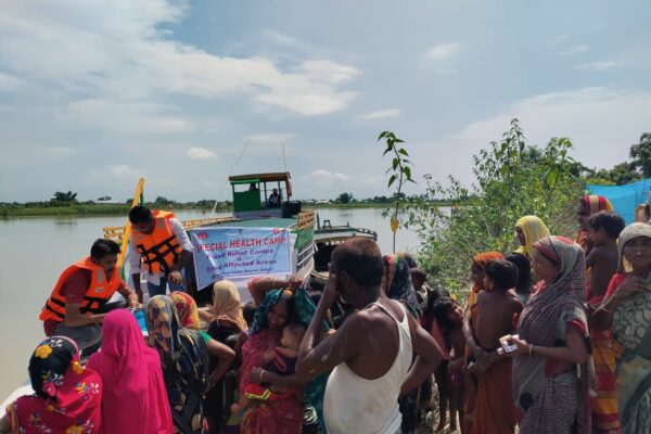 Special Camp For Flood Affected Areas Held At Chaprapara II & III Under Mukalmua BPHC Of Nalbari District By The District Boat Clinic Unit On July 11, 2024