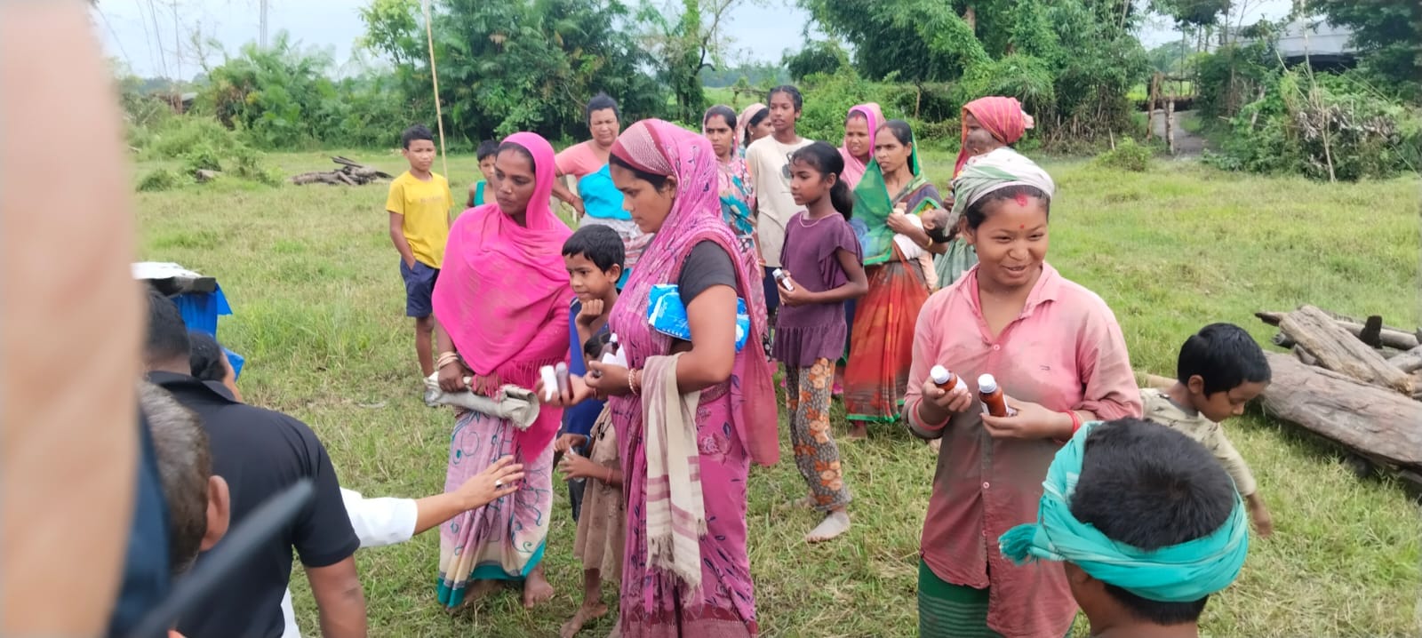 Post flood health camps at various affected areas under various BPHCS in Dibrugarh by the district Boat Clinic unit on July 11, 2024