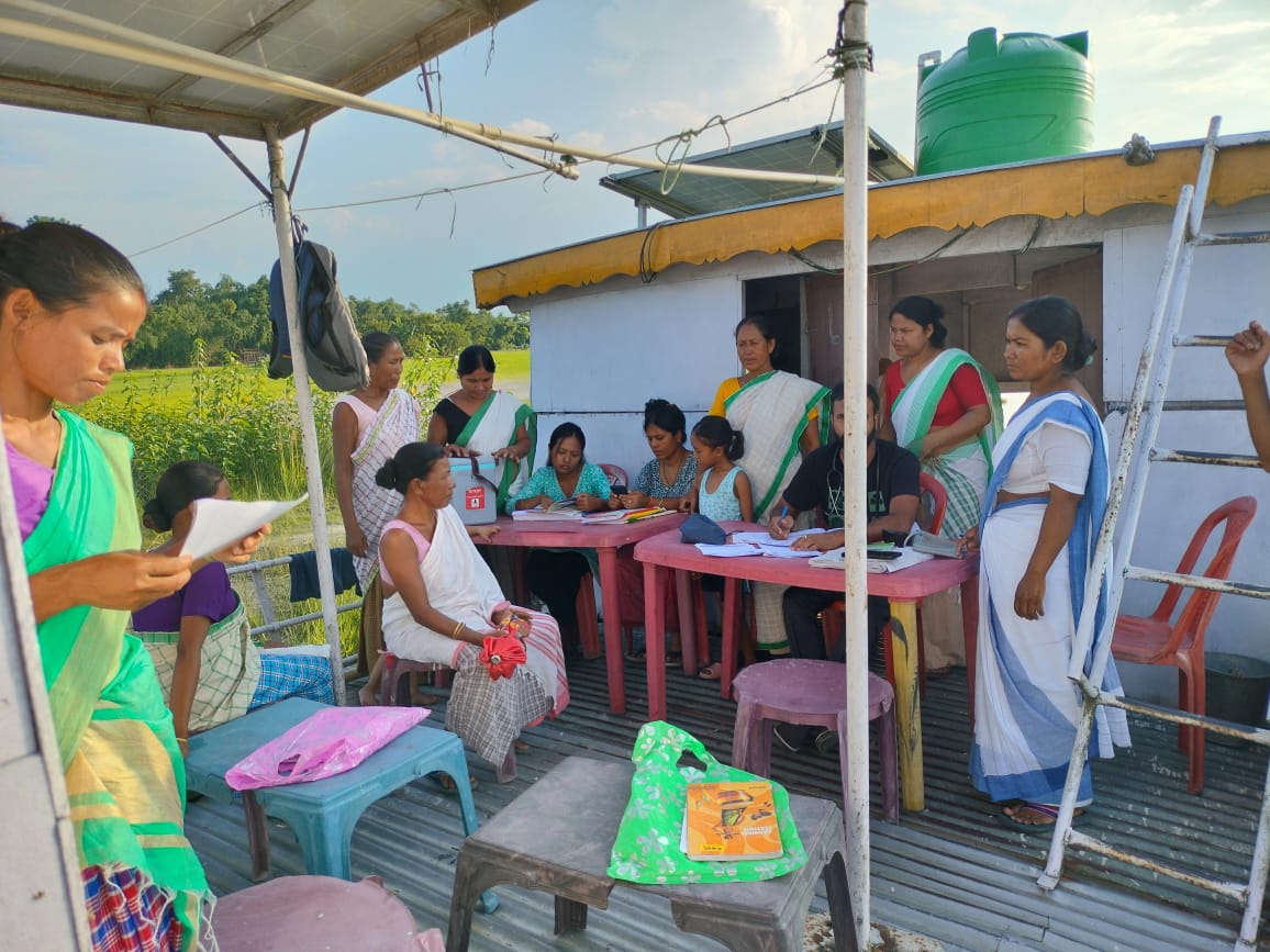 Health camps with special ANC drive at island village Bhekeli I and IIby the Majuli Boat Clinic on 8th August 2024